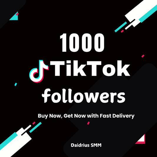 1000 Active Tiktok Followers