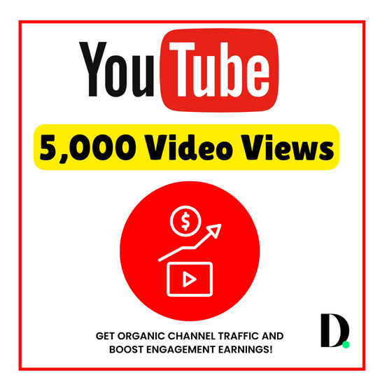 Get 5,000 YouTube Video Views