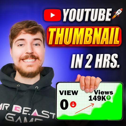 Catchy High Views Converting YouTube Thumbnail Design (2 hours delivery)